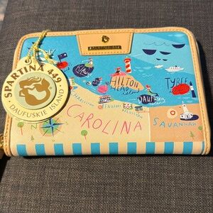 Spartina 448. Sea Islands Snap Wallet  Daufuskie Island